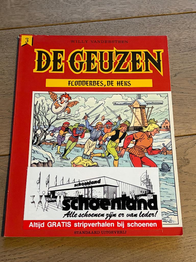 De Geuzen - 3 - Flodderbes, de heks, Eén stripboek, Ophalen of Verzenden, Gelezen, Willy Vandersteen