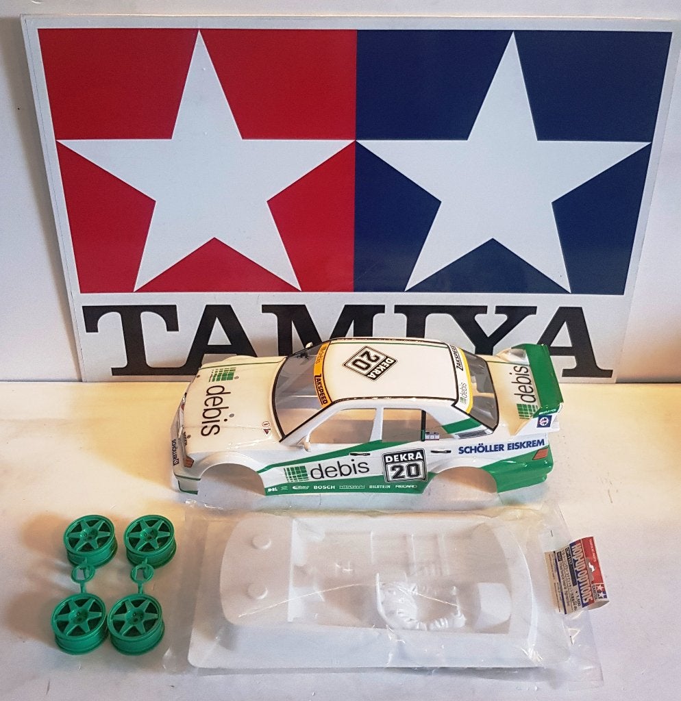 Tamiya Mercedes-Benz 190E 'Debis' Zakspeed carrosserie set, Hobby en Vrije tijd, Elektro, Nieuw, Ophalen of Verzenden, Schaal 1:10