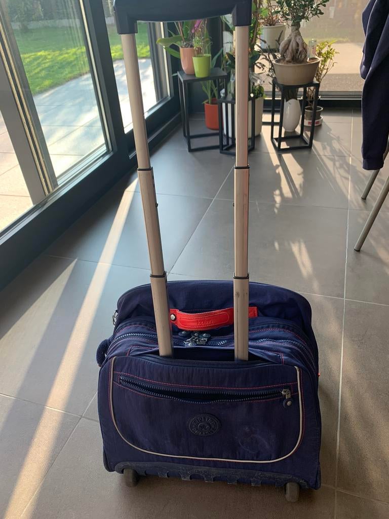 Sac à dos cartable trolley Kipling, Enlèvement, Utilisé, Bleu, Sac à dos