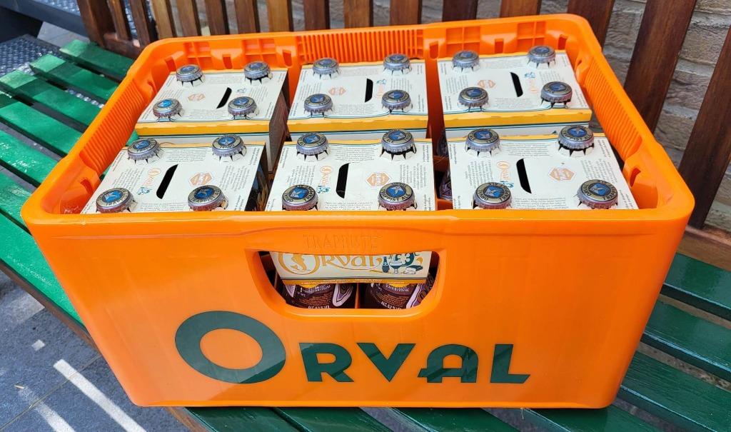 1 casier ORVAL 6-2021 (24 bouteilles), Enlèvement, Neuf, Autres types, Autres marques