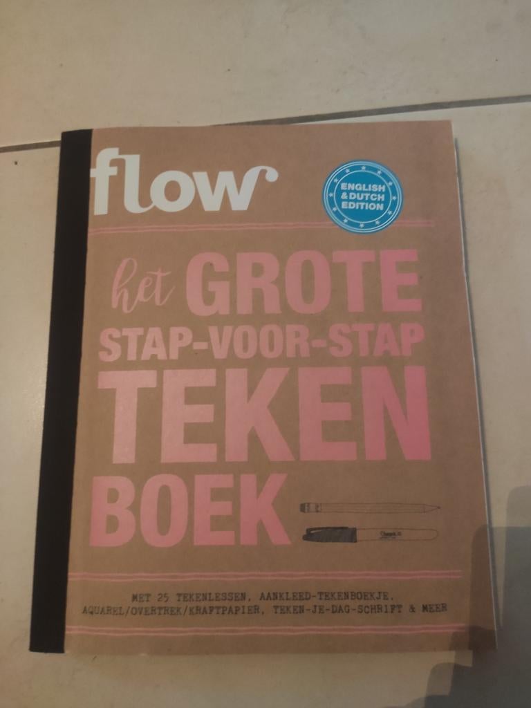 Flow het grote stap voor stap tekenboek, Boeken, Ophalen