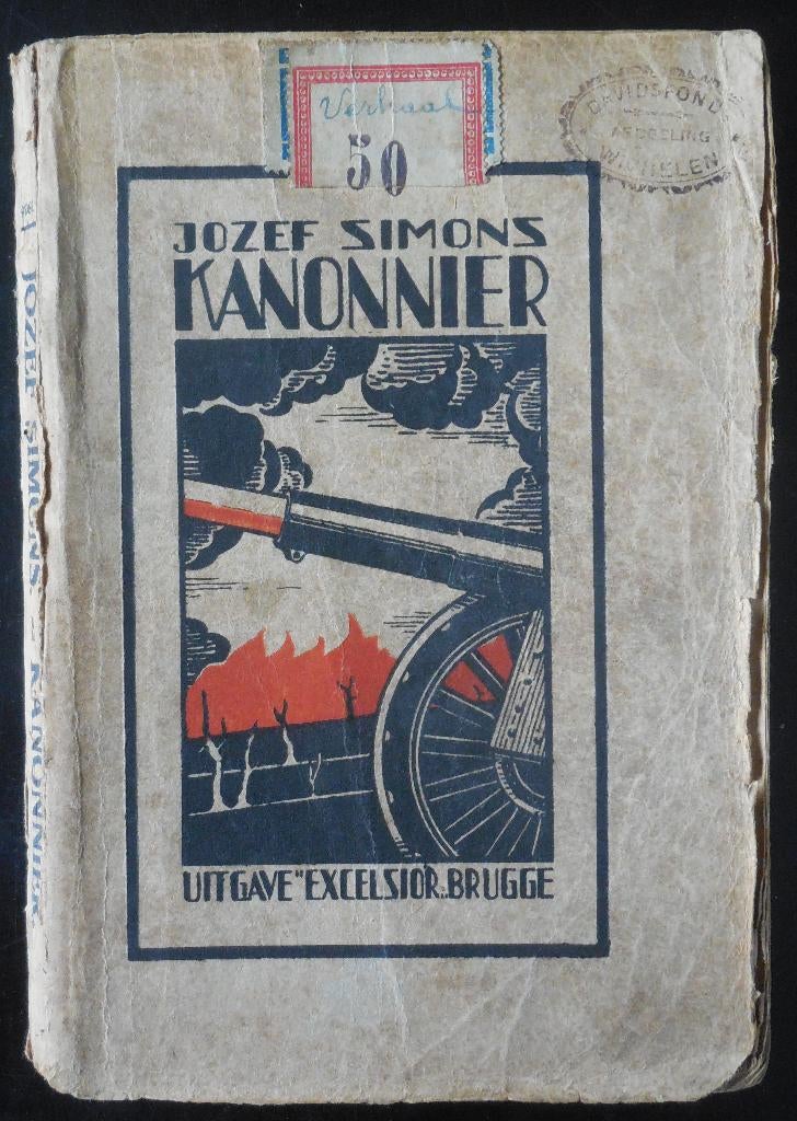 Kanonnier - Jozef Simons - 1926, Ophalen of Verzenden