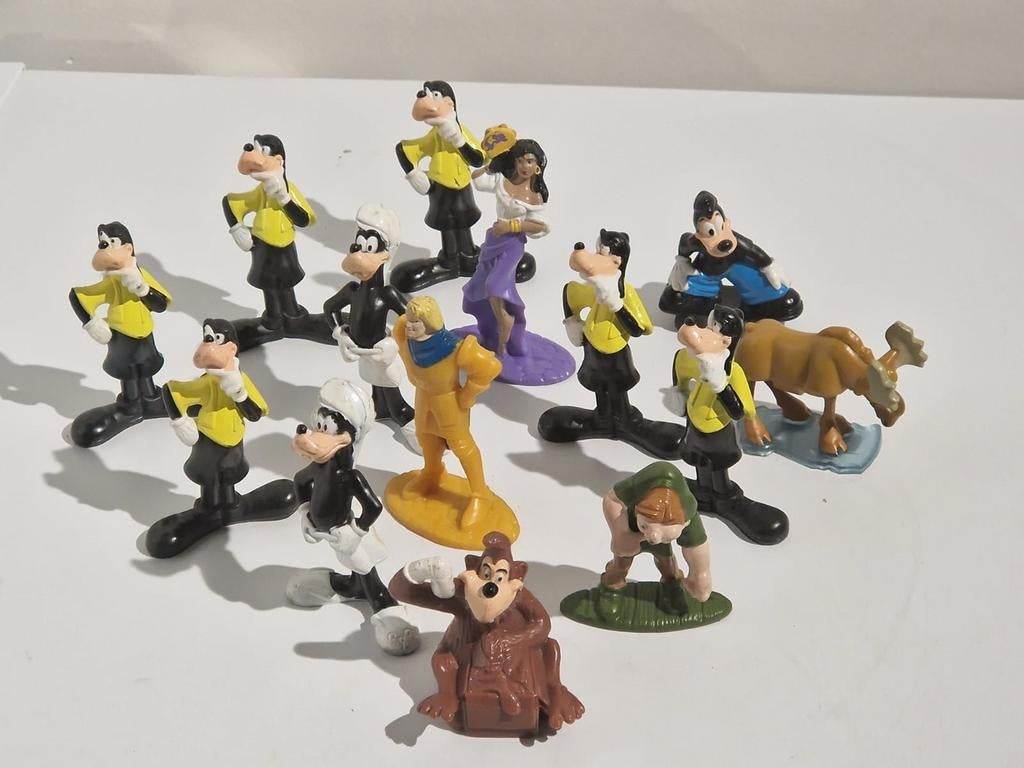 Set 14 figuren Goofy Movie Nestle Disney, vintage, Verzamelen, Ophalen of Verzenden, Zo goed als nieuw