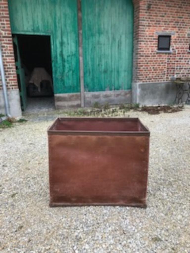 antieke kist/bak uit oude weverij - uniek stuk, Enlèvement, Utilisé