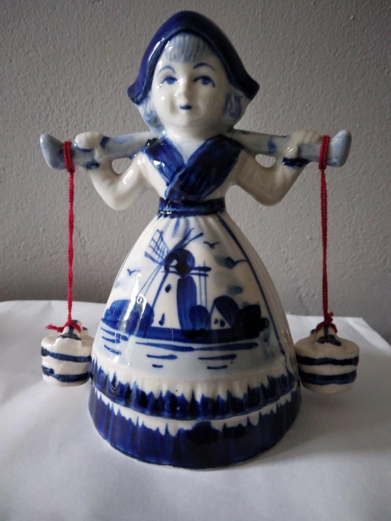Delfts blauw melkmeisje, Antiek en Kunst, Ophalen of Verzenden