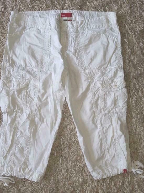 42 / 44 EDC witte bermuda ideaal in de zomermaanden, Taille 42/44 (L), Enlèvement ou Envoi, Comme neuf, Blanc