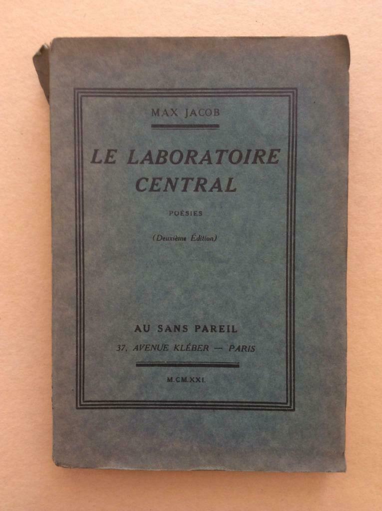 Max Jacob - Le laboratoire central (Deuxième édition), Enlèvement ou Envoi