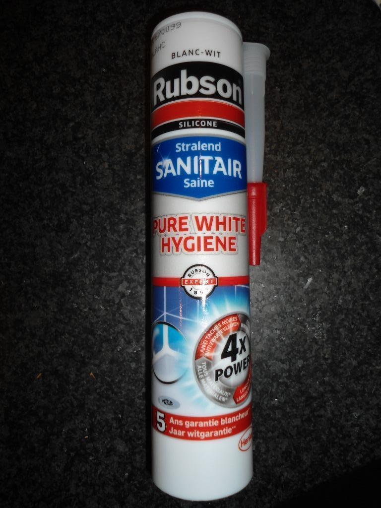 rubson stralend sanitair silicone wit. Pure white hygiene, Doe-het-zelf en Bouw, Ophalen of Verzenden, Nieuw