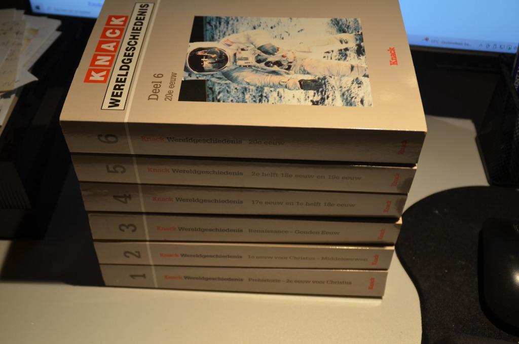 Knack Wereldgeschiedenis in 6 delen, Boeken, Ophalen, Overige gebieden, Diverse auteurs, Zo goed als nieuw