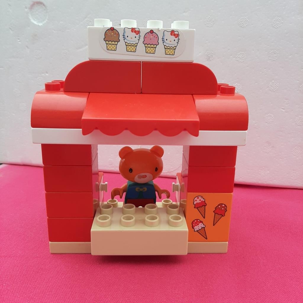 Lego duplo: ijskraam (Hello Kitty reeks), Kinderen en Baby's, Ophalen of Verzenden, Zo goed als nieuw, Duplo