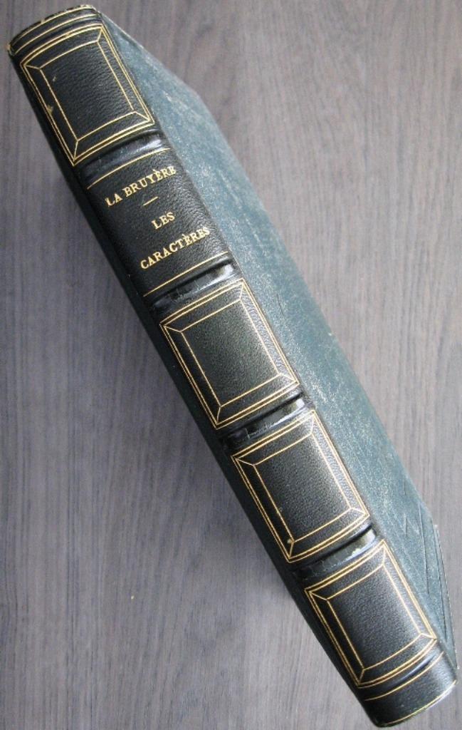 Les Caractères ou les moeurs de ce siècle 1845 Bruyere, Enlèvement ou Envoi