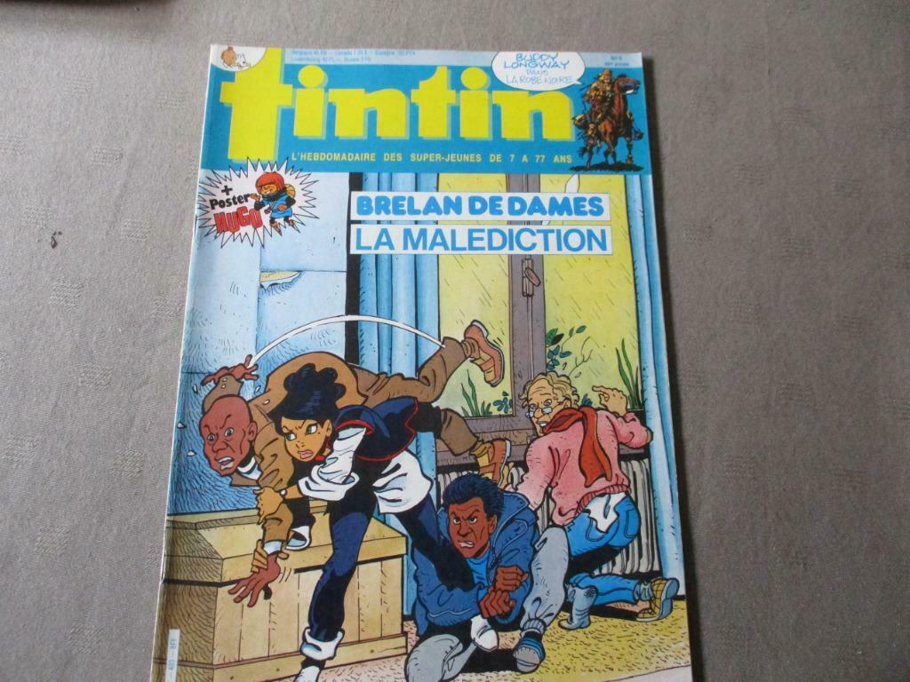 TINTIN. N8  40e ANNEE. 19-02-1985., Livres, Journaux & Revues, Enlèvement ou Envoi, Comme neuf, Autres types