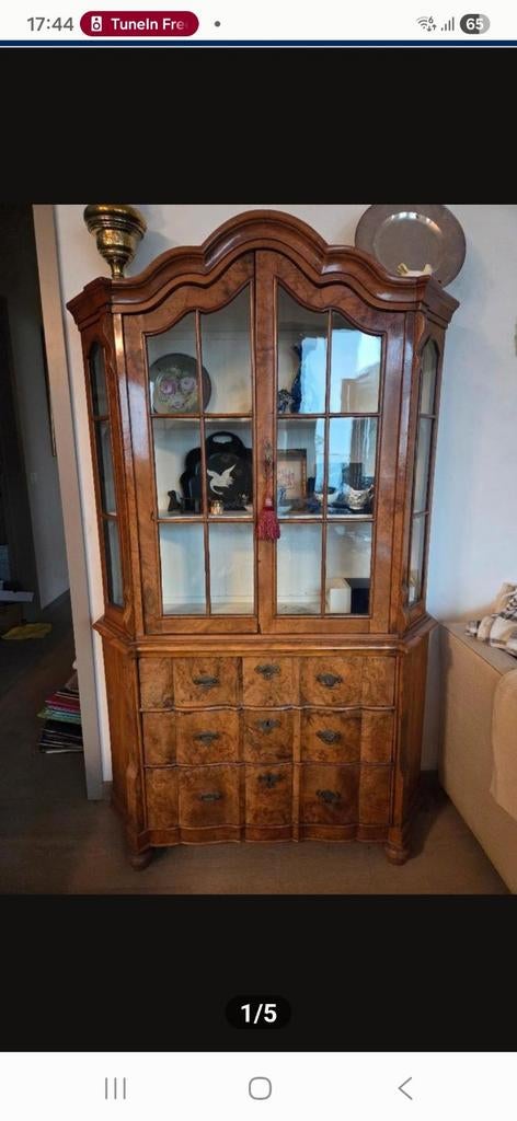 Vitrine ancienne 18ème, Enlèvement