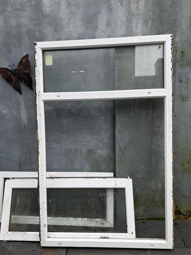 Raam, Doe-het-zelf en Bouw, Ophalen, Gebruikt, 160 cm of meer, Dubbelglas