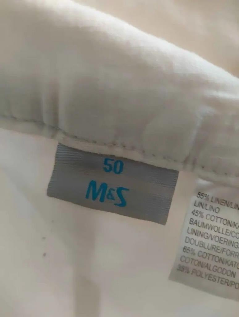 Witte rok van M&S mode maat 50, Kleding | Dames, Grote Maten, Gedragen, Rok, Wit, Ophalen