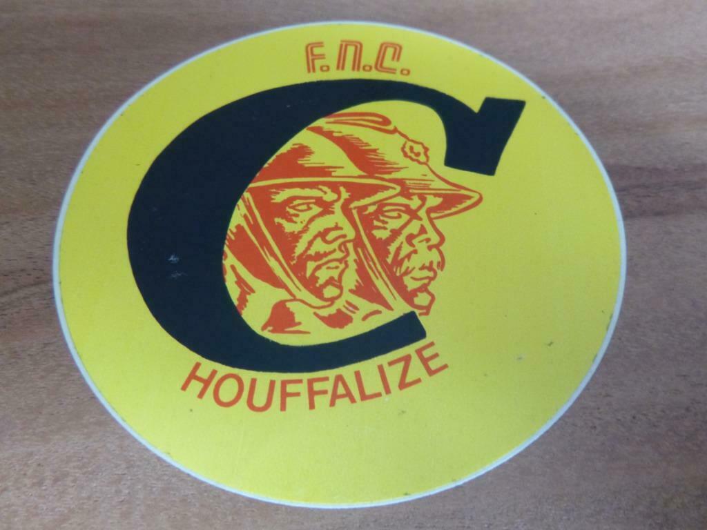 oude sticker houffalize fnc, Verzamelen, Verzenden, Nieuw