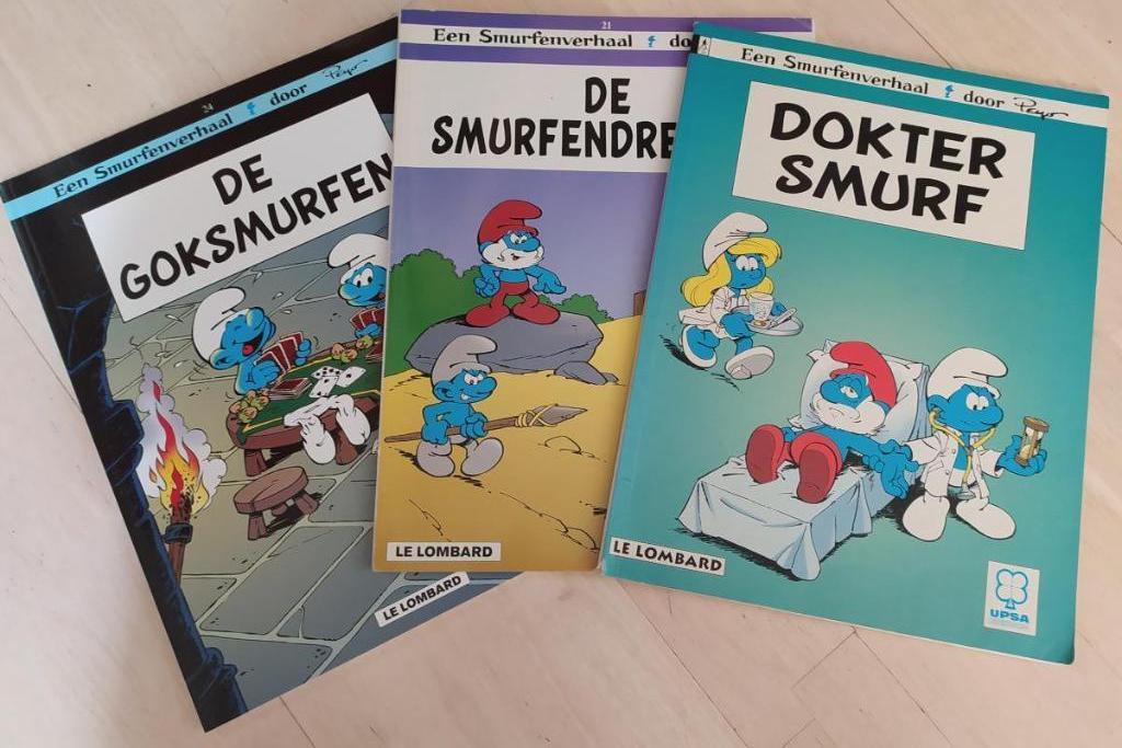 strips De Smurfen, Enlèvement ou Envoi