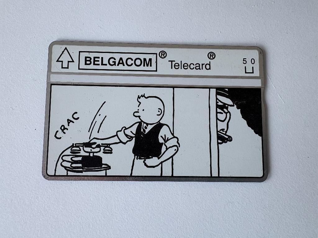 Kuifje telefoon kaart privé, Verzamelen, Ophalen of Verzenden, Kuifje, Nieuw, Plaatje, Poster of Sticker