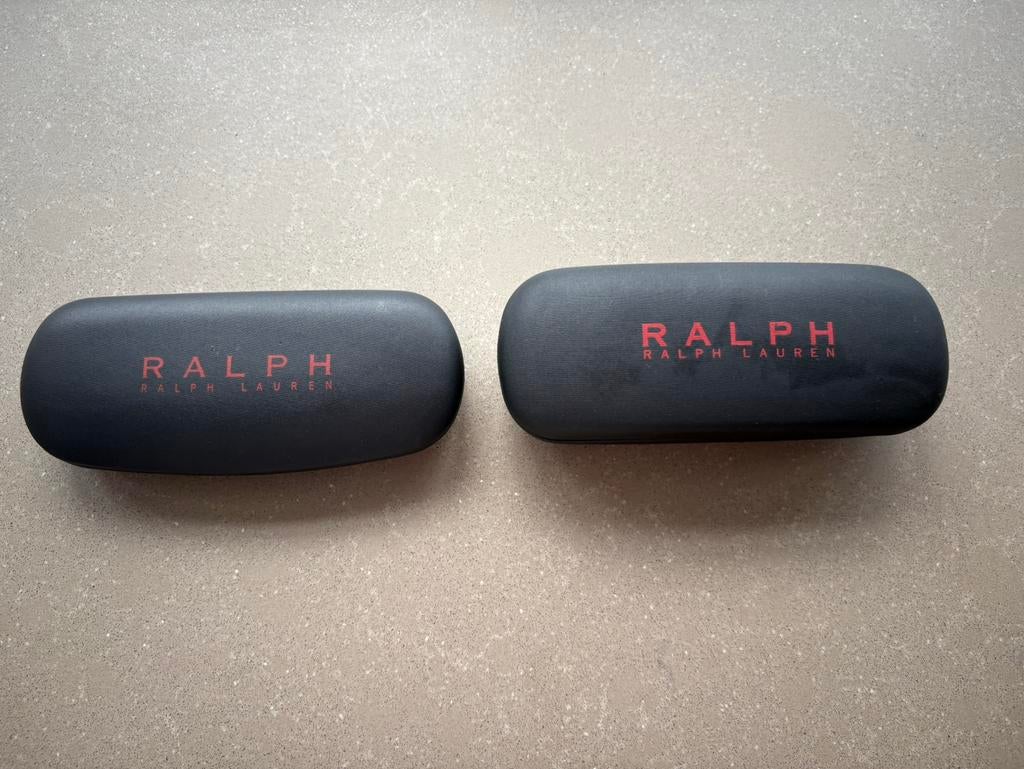 2 brillendozen Ralph Lauren, Ophalen, Zo goed als nieuw, Zwart, Ralph Lauren