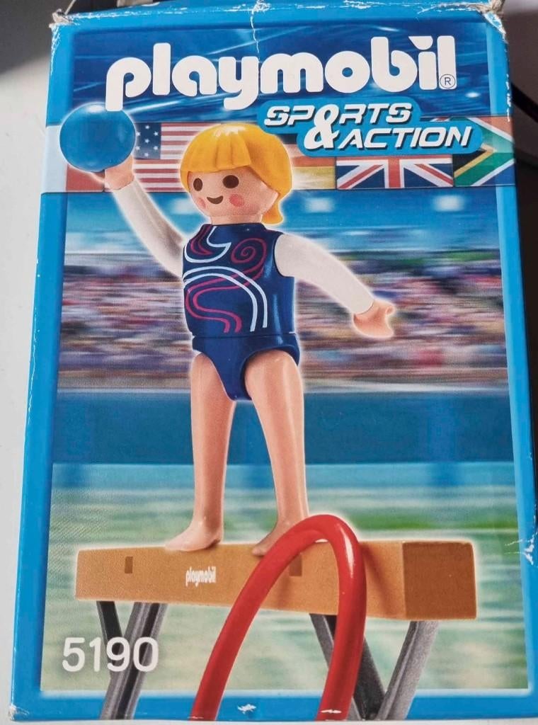 Playmobil gymnast 5190, Kinderen en Baby's, Ophalen, Gebruikt, Complete set
