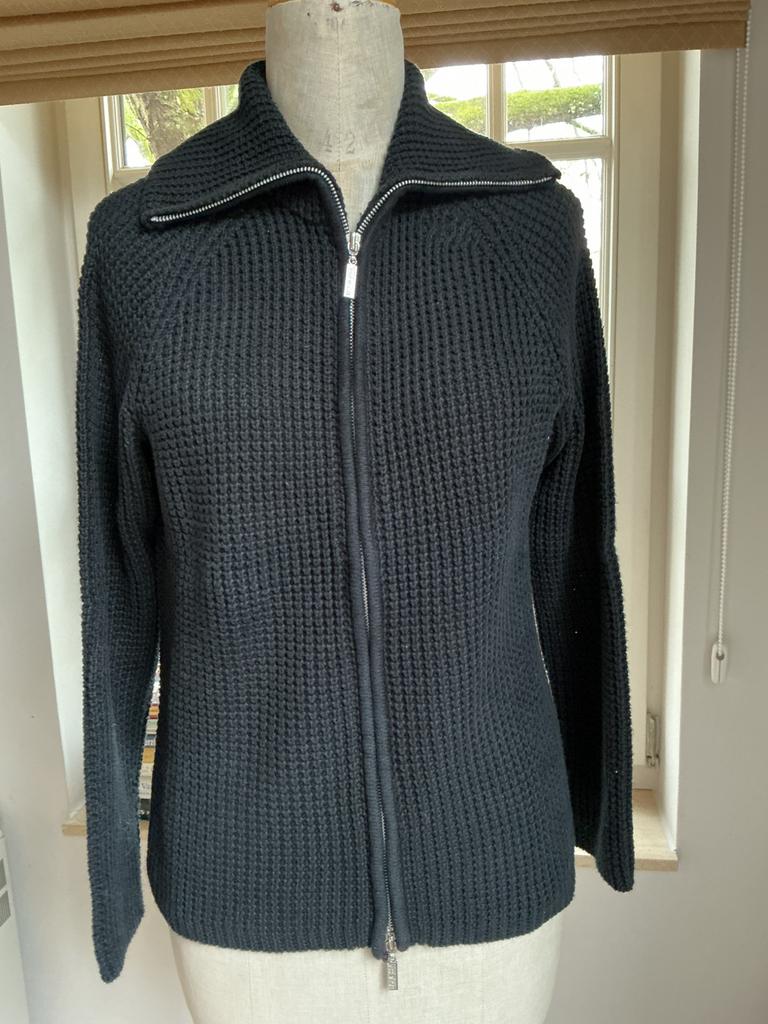 Tricot vest van Debbie Morgan, maat S, Ophalen of Verzenden, Zo goed als nieuw, Maat 36 (S), Zwart