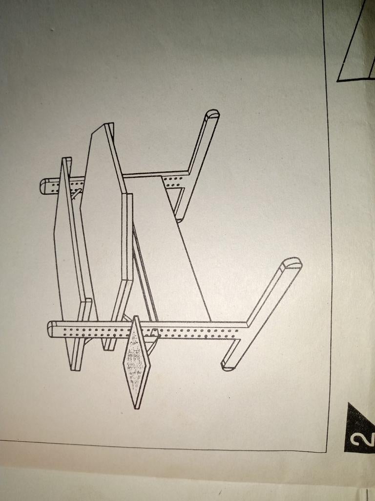 Bureau -tekentafel, Ophalen, Gebruikt