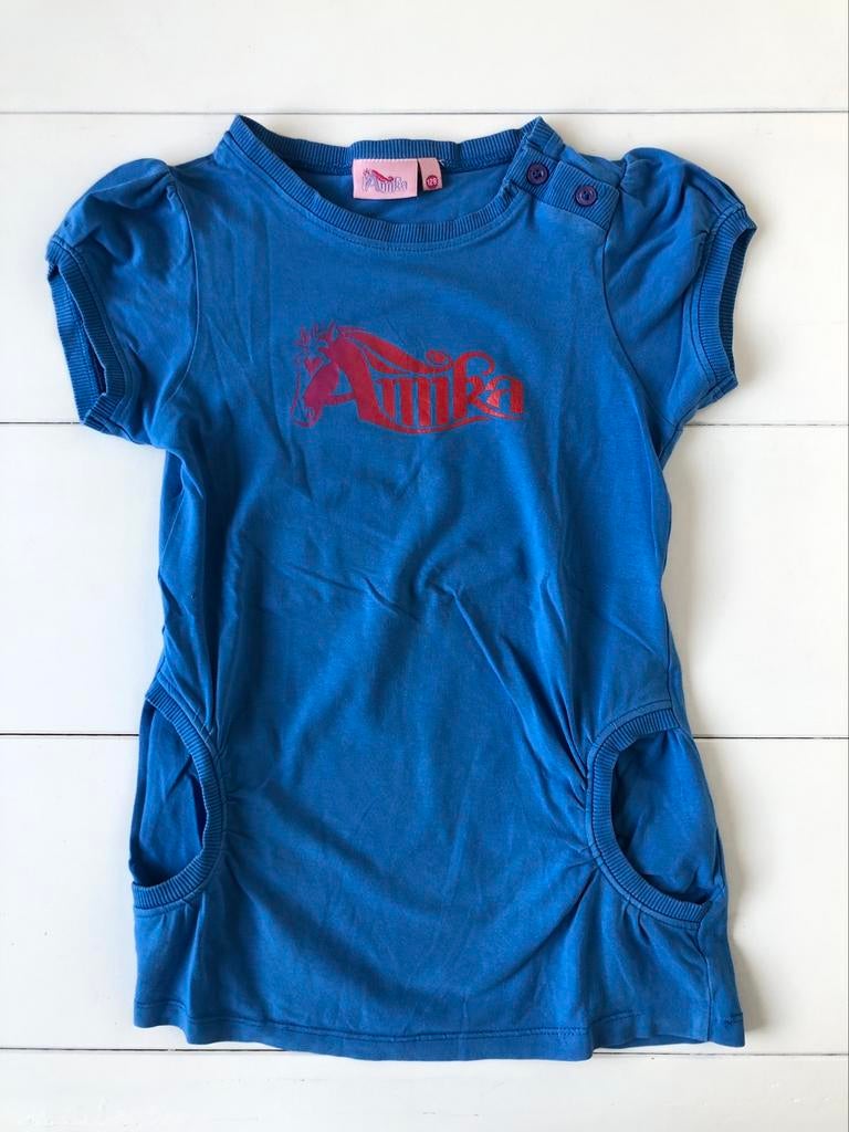 blauw t-shirt JBC Amika 128, Kinderen en Baby's, Gebruikt, Meisje, JBC, Ophalen of Verzenden