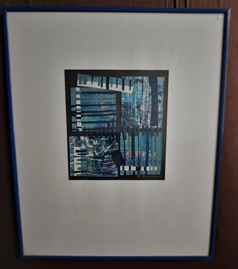 Kristien D'Hondt - Textielkunst collages - Prachtig werk !, Enlèvement