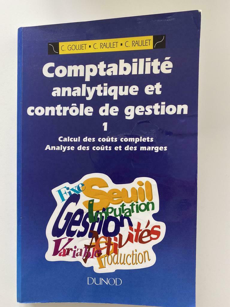 Comptabilité analytique et contrôle de gestion 1, Utilisé, Comptabilité et administration