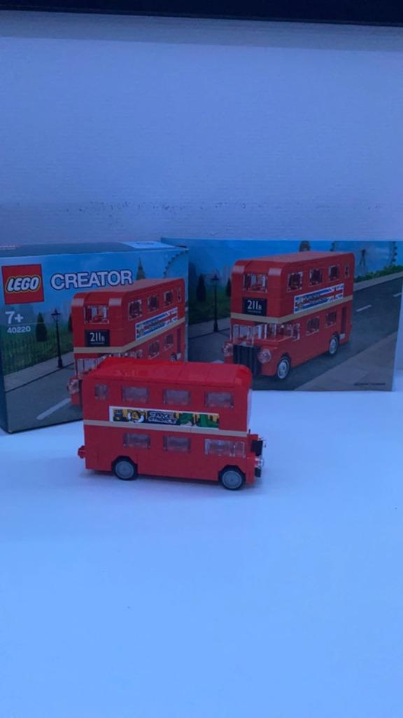 Lego van een rode dubbeldekker, Ophalen of Verzenden, Gebruikt, Complete set, Lego