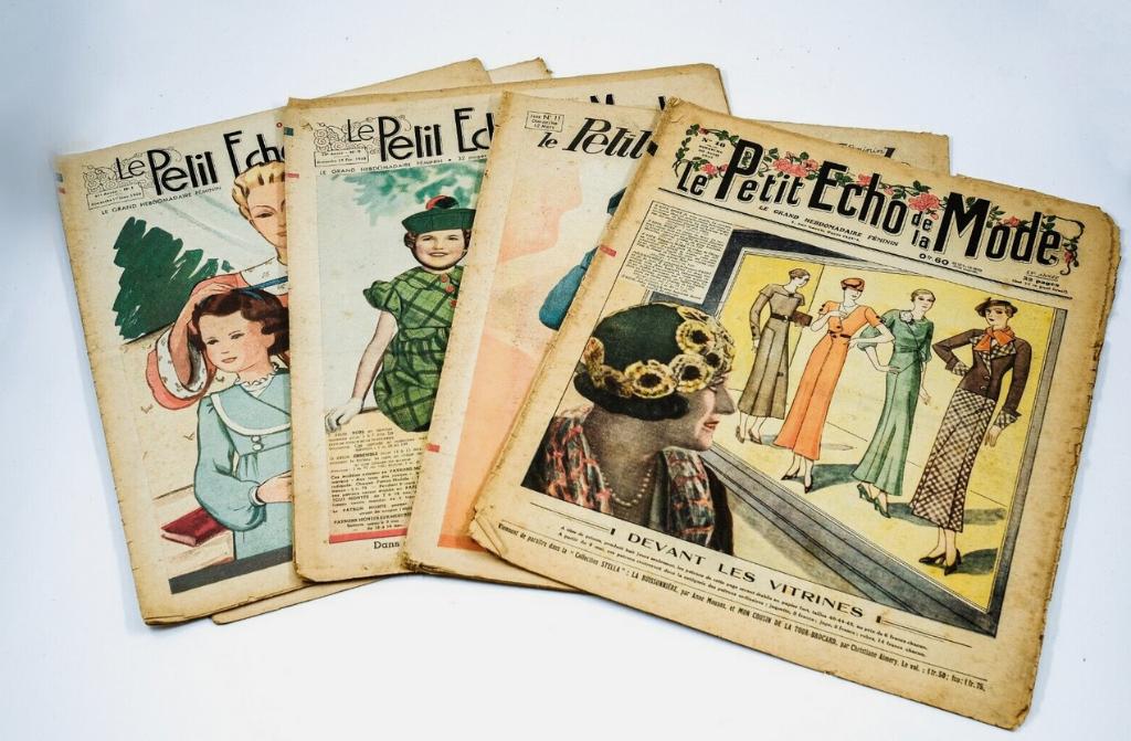 Journaux sur la mode féminine (1800-1900), Collections, Revues, Journaux & Coupures, Journal, Enlèvement ou Envoi