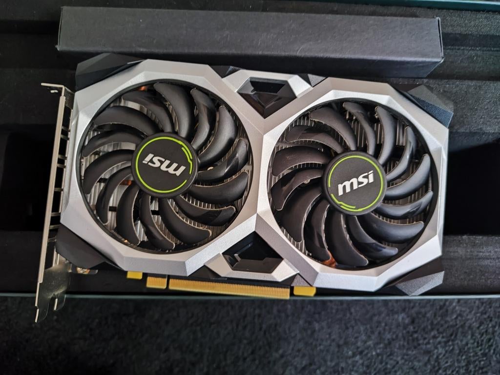 NVIDIA force GTX 1660 ventus 6G grafische kaart, Computers en Software, Ophalen of Verzenden, Zo goed als nieuw, Nvidia