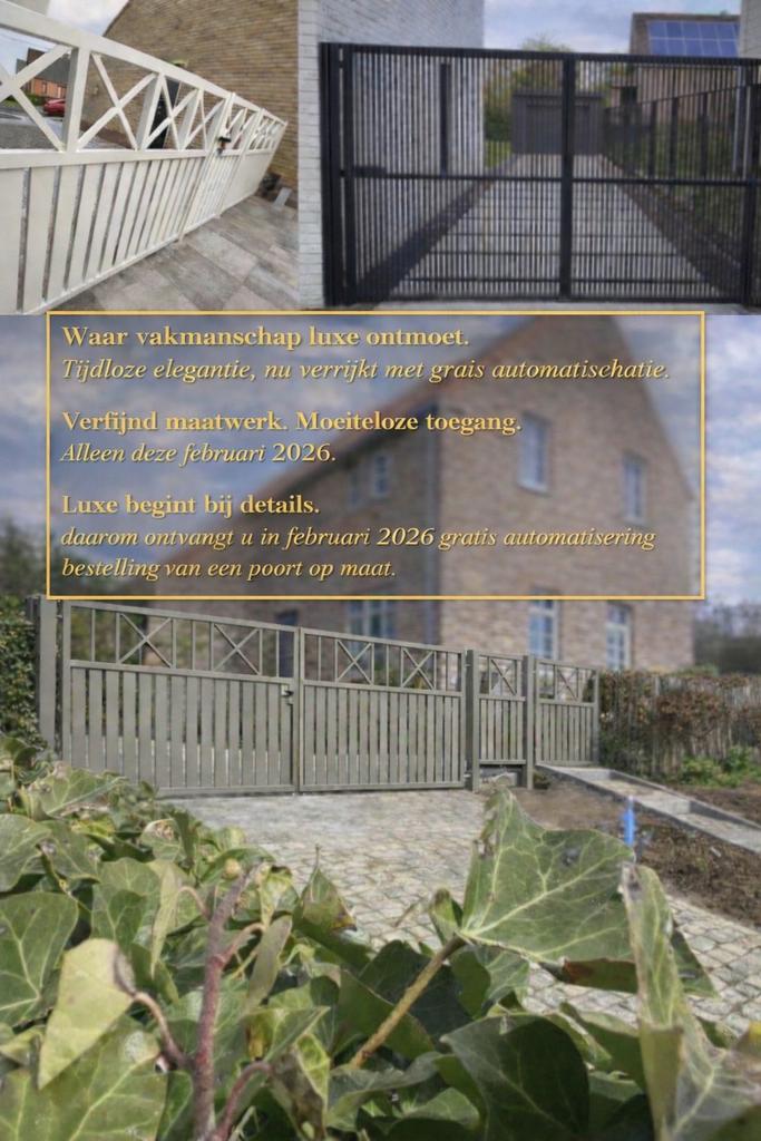 Poorten, Tuin en Terras, Ophalen, Nieuw, Staal, Draaipoort