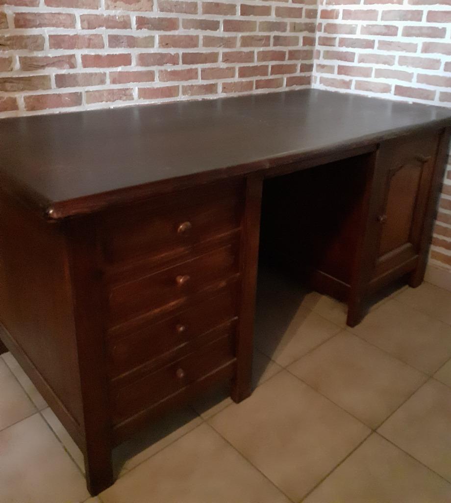Bureau in massief eik, Enlèvement