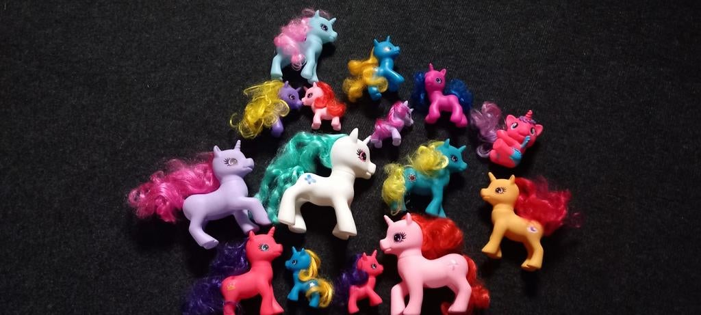 15 my little pony's in handig rugzakje, Ophalen of Verzenden