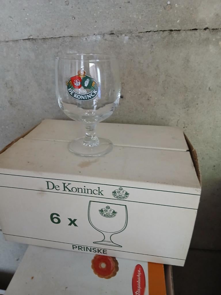 6 bolleke de koninck glazen, Verzamelen, Ophalen of Verzenden, Zo goed als nieuw