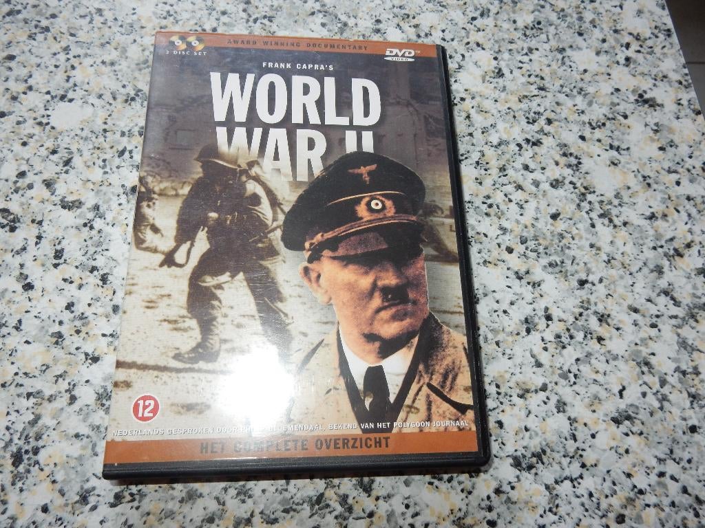 nr.2375- Dvd: world war II - documentaire, Vanaf 12 jaar, Ophalen of Verzenden, Zo goed als nieuw, Oorlog of Misdaad