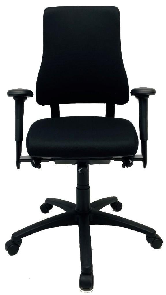 Bureaustoel bma axia pro hoge rug (Refurbished), Ophalen of Verzenden, Zwart