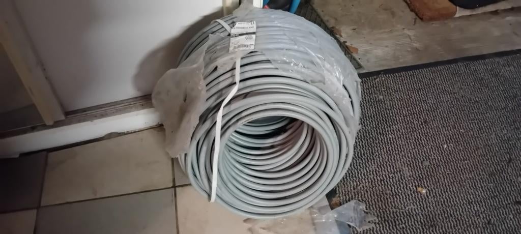 Câble XVB 5G2,5 – 100m – rouleau neuf non entamé, Ophalen of Verzenden, Nieuw, Kabel of Snoer