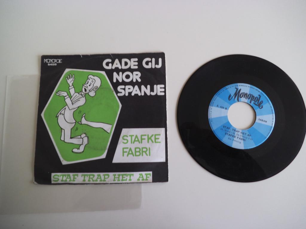 7" Stafke Fabri Gade gij nor Spanje, Ophalen of Verzenden, Gebruikt, 7 inch, Single