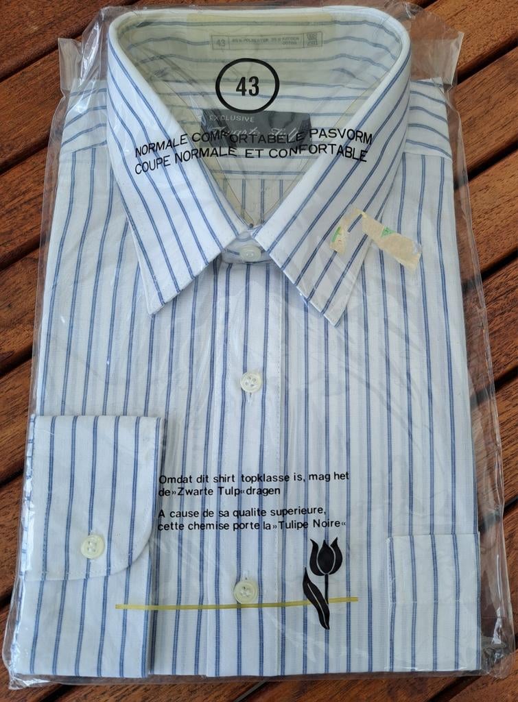 Chemise manches longues,  encolure 43, NEUVE, Enlèvement, Neuf