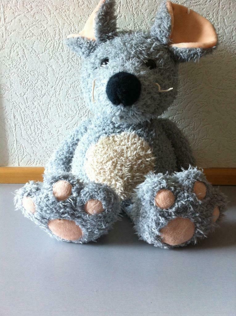 knuffel grijze muis, Kinderen en Baby's, Speelgoed | Knuffels en Pluche, Ophalen of Verzenden, Zo goed als nieuw, Overige typen