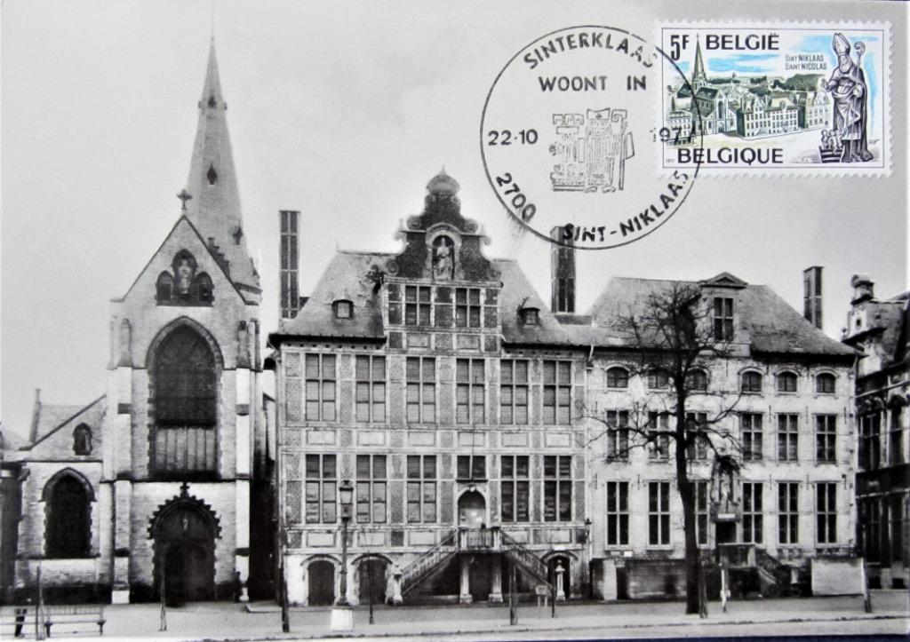 FDC TOERISME- SINT-NIKLAAS, Postzegels en Munten, Ophalen of Verzenden, Gestempeld, Plaats of Gebouw