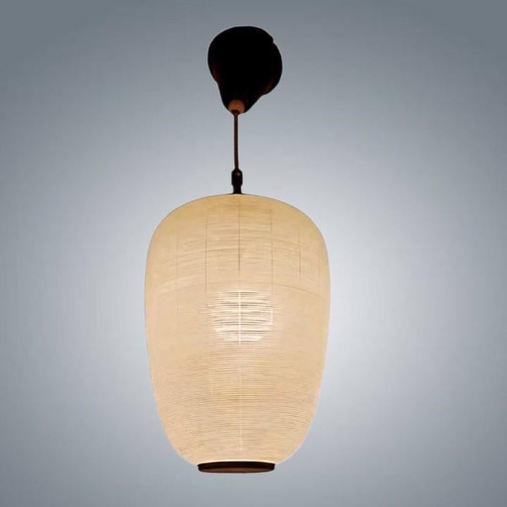 Lustre suspension Vintage en opaline style Japonais 1960's, Enlèvement