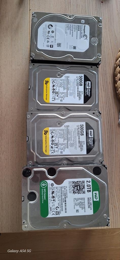 3.5" HDD SCHIJVEN TE KOOP, Computers en Software, Harde schijven, Ophalen, Intern, Western Digital, Zo goed als nieuw
