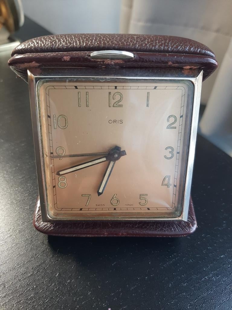 Vintage ORIS swiss réveil de voyages ,état TOP, Collections, Enlèvement ou Envoi