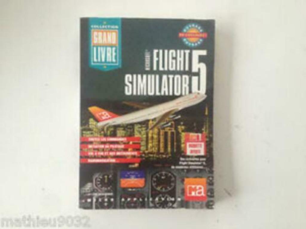 Microsoft Flight simulator 5 Collection Grand livre, Enlèvement ou Envoi, Utilisé, Logiciel