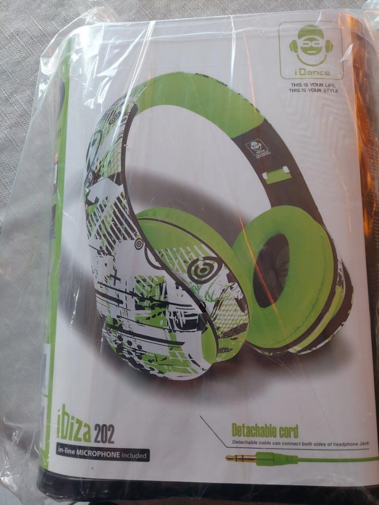 iDance Ibiza 202 koptelefoon NIEUW, Ophalen of Verzenden, Nieuw, Microfoon