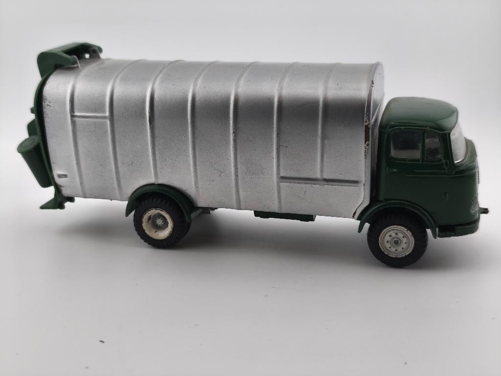 TEKNO (GEEN DINKY) MERCEDES VUILNISWAGEN REF, Ophalen of Verzenden, Gebruikt, Bus of Vrachtwagen, Overige merken