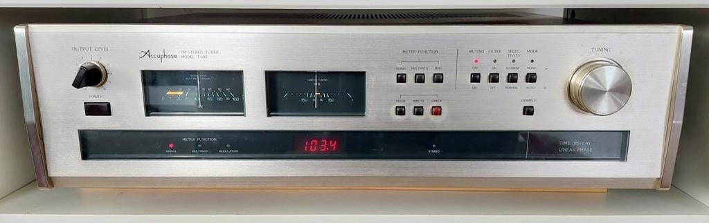 Tuner High End ACCUPHASE T-103 comme neuf + manuel + access., Enlèvement ou Envoi, Comme neuf, Analogique